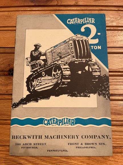1927 Caterpillar 2-Ton Crawler Sales Literature image