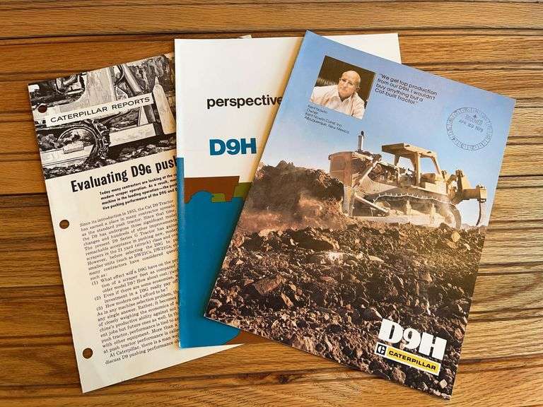 (3) Caterpillar Crawler Sales Literature image