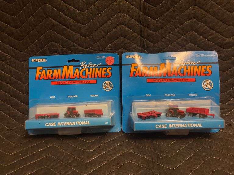 (2) Case International Micro Size Farm Vehicle Sets Ertl image