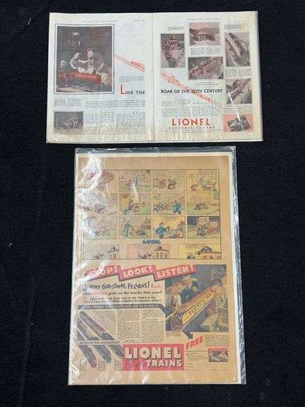 (2) Lionel Trains Ads image