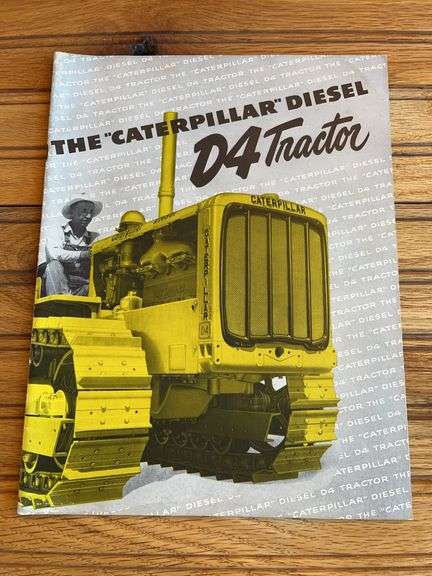 Caterpillar D4 Crawler Sales Literature image