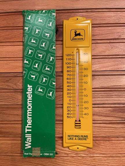 John Deere Thermometer NIB image