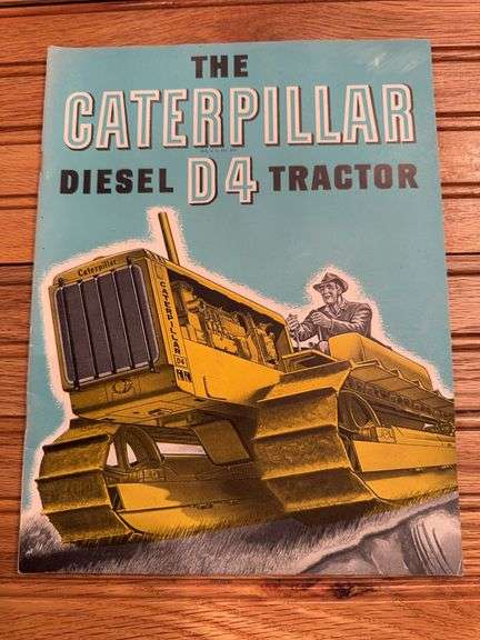 Caterpillar D4 Crawler Sales Literature image