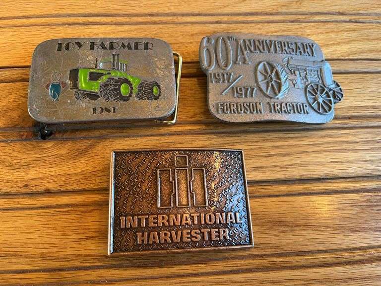 (3) Tractor Belt Buckles image