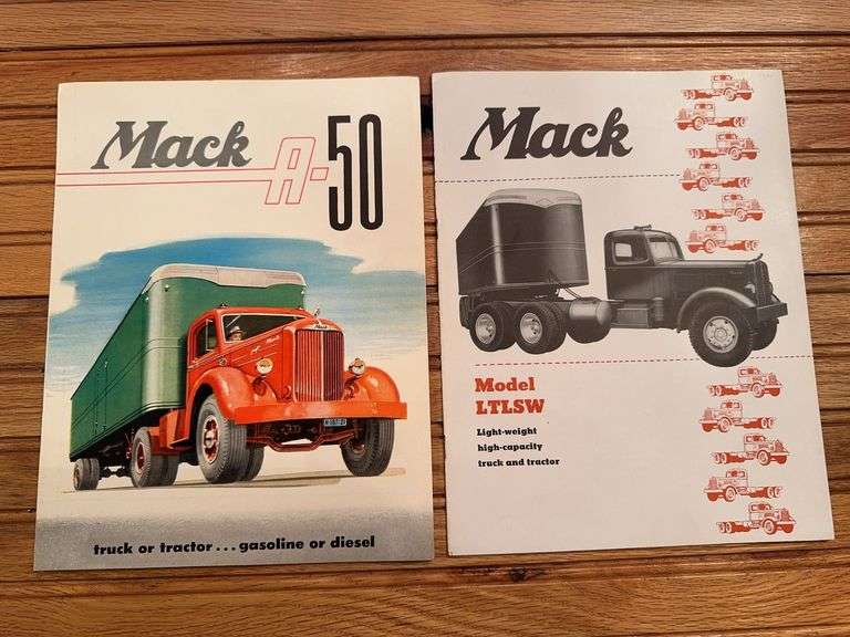 (2) Mack Truck Sales Literature image