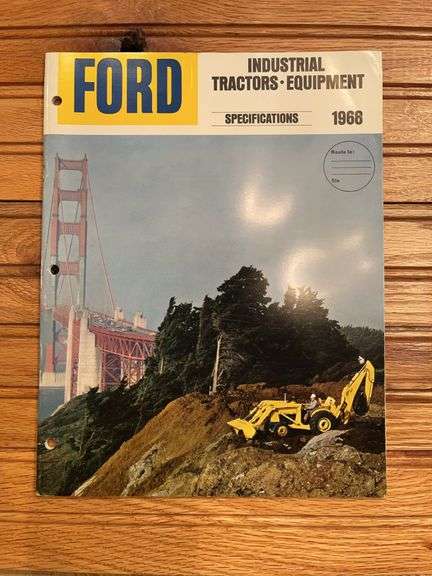 1968 Ford Industrial Tractors + Equipment Catalog image