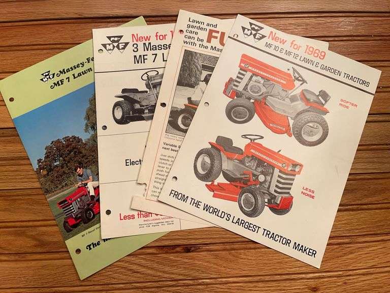 (4) Massey-Ferguson L&G Tractor Sales Literature image