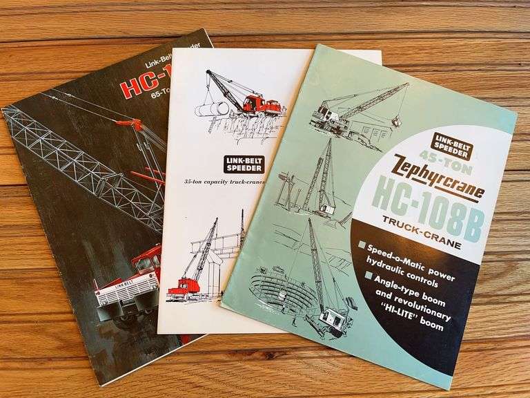 (3) Link-Belt Crane Sales Literature image
