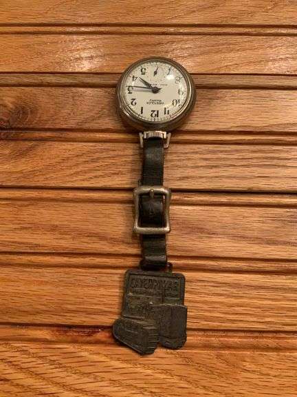 Caterpillar Crawler Watch Fob with Watch image