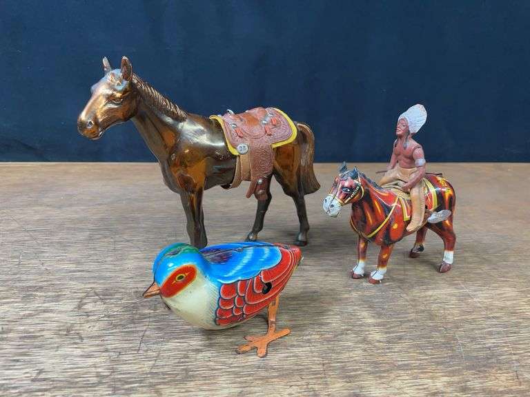 (3) Horses + Bird image