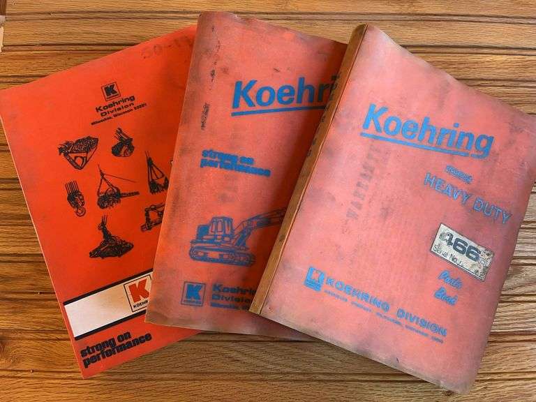 (3) Koehring Manuals image
