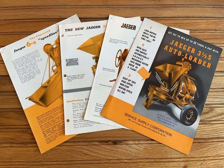 (4) Jaeger Mixer Sales Literature image