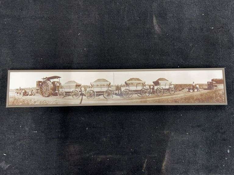 Flour City 40-70 Tractor Pulling Wagons Framed Picture image