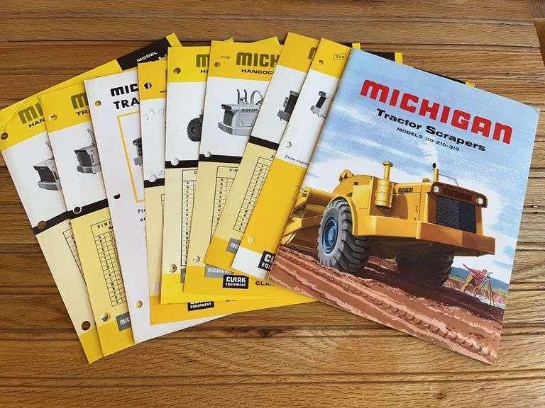 (10) michigan Scraper Sales Literature image