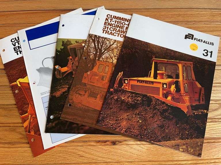 (5) Fiat-Allis Crawler Sales Literature image