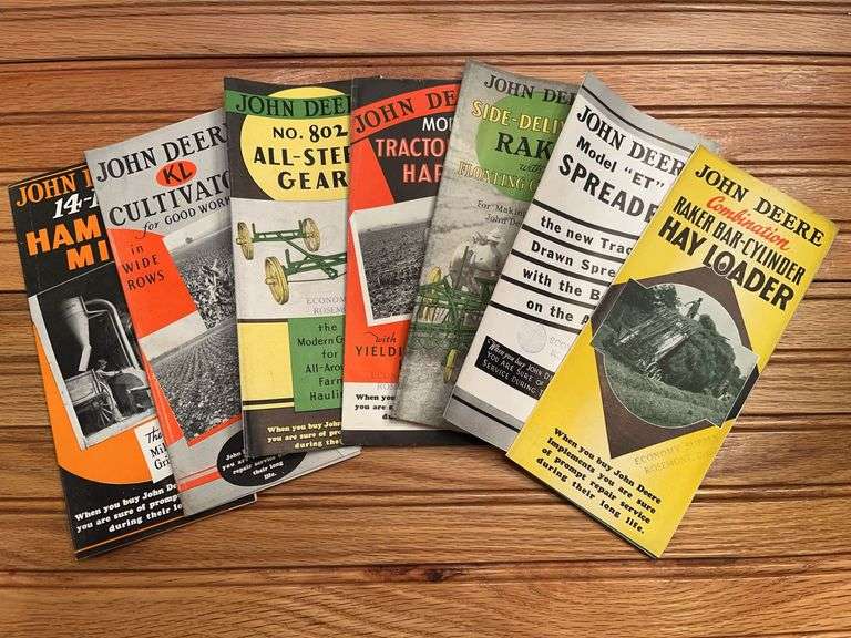 (8) John Deere Implement Sales Literature image
