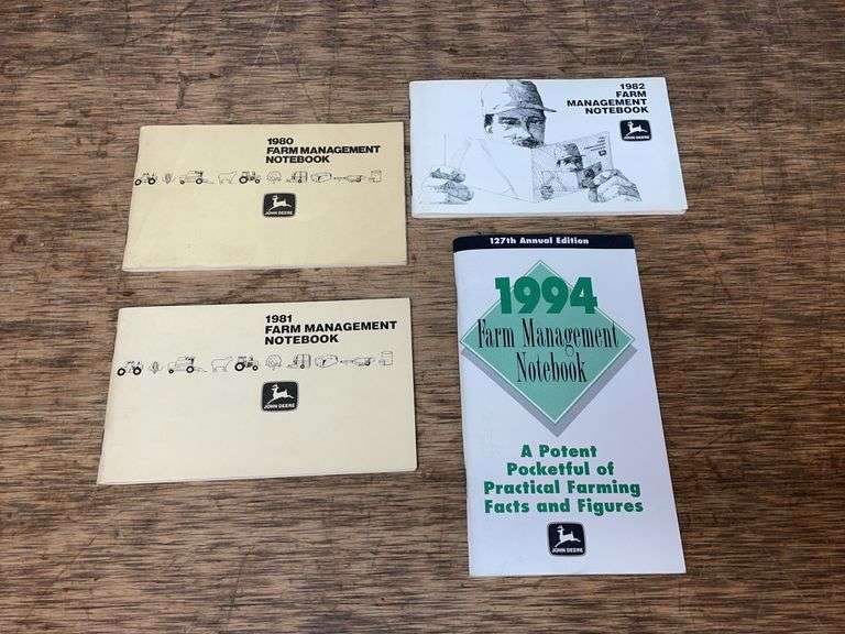 (4) John Deere Farm Management Notebooks image