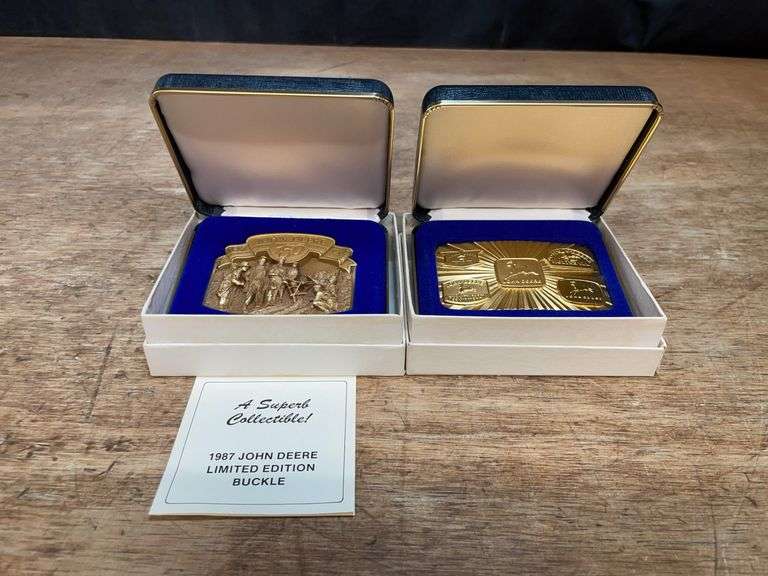 (2) John Deere Belt Buckles image