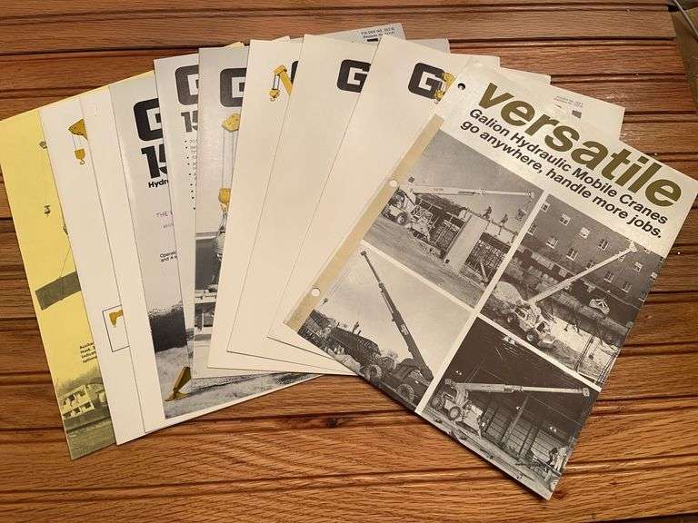 (10) Galion Crane Sales Literature image