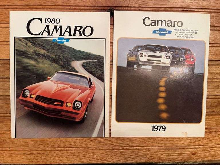 (2) 1979 + 1980 Camaro Sales Literature image
