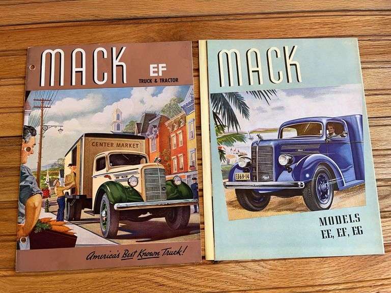 (2) Mack Truck Sales Literature image