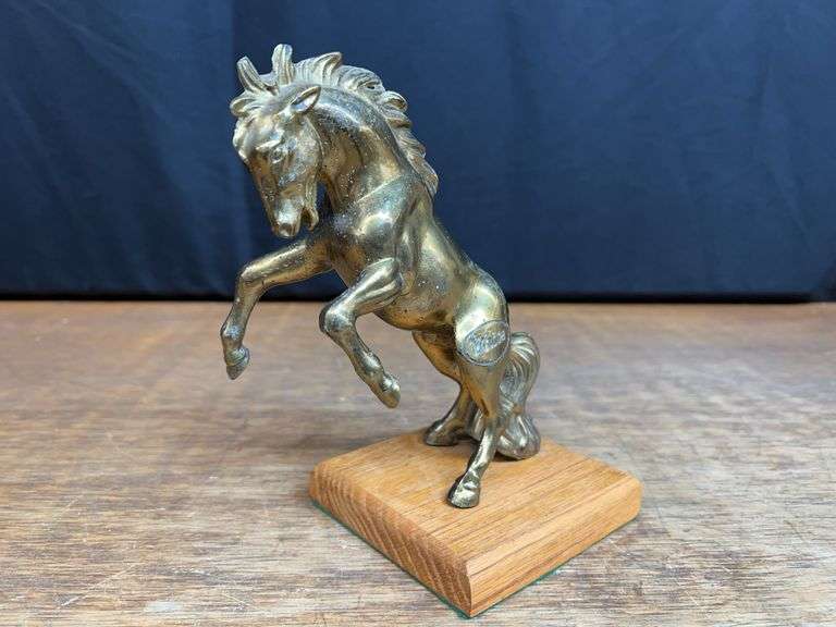 White Trucks Horse Hood Ornament image