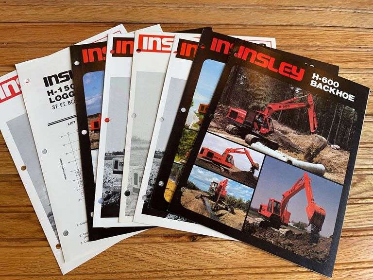 (8) Insley Excavator Sales Literature image