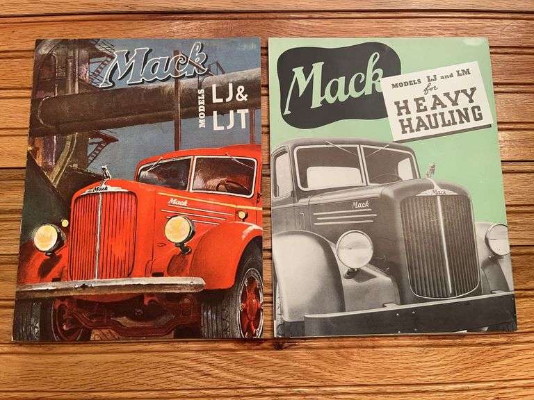 (2) Mack Truck Sales Literature image