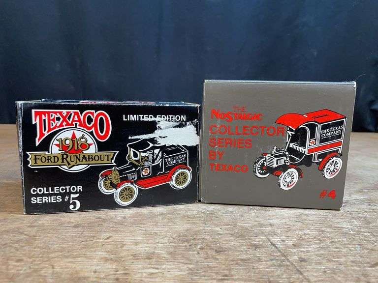(2) Texaco Truck Banks NIB Ertl image