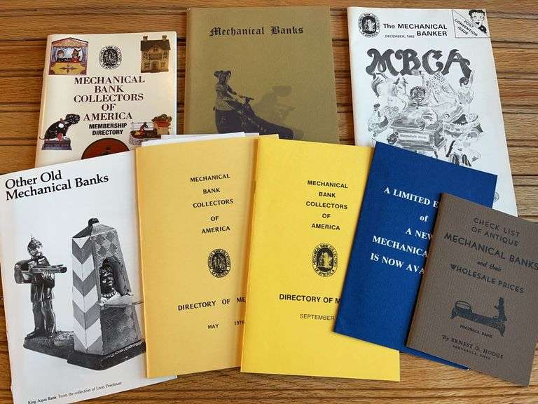 (8)  Mechanical Bank Books + Reference Material image