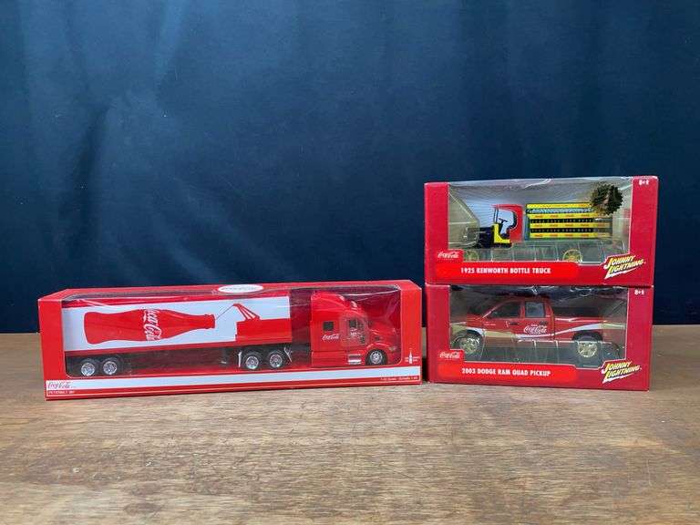 (3) Coca-Cola Trucks NIB image