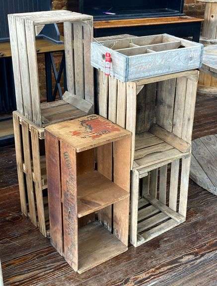 Store Fixtures - Antique Crates