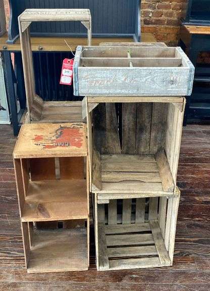 Store Fixtures - Antique Crates