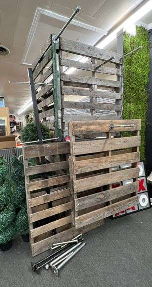 Store Fixtures - Primitive Pallet Wall