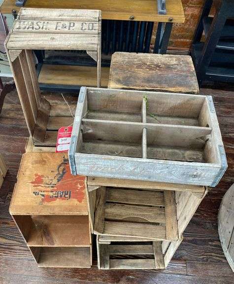 Store Fixtures - Antique Crates