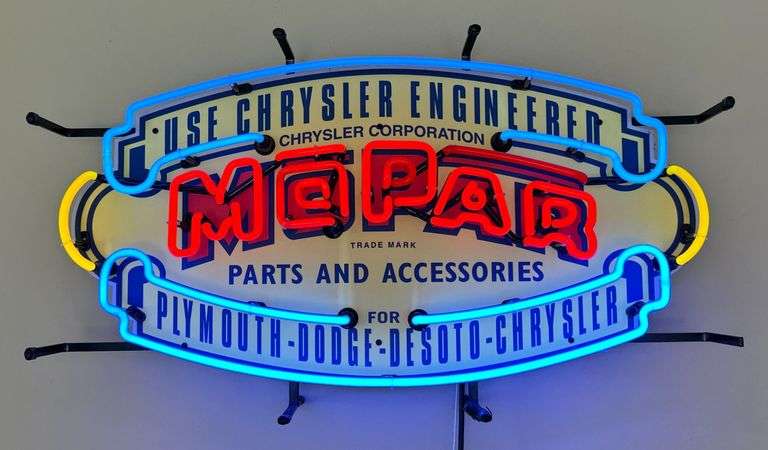 Mopar Neon Reproduction Sign image