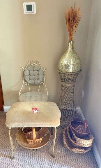 Assorted Household Furniture & Baskets image