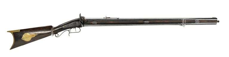 Early Moore Black Powder O/U Combination Shotgun/Rifle image