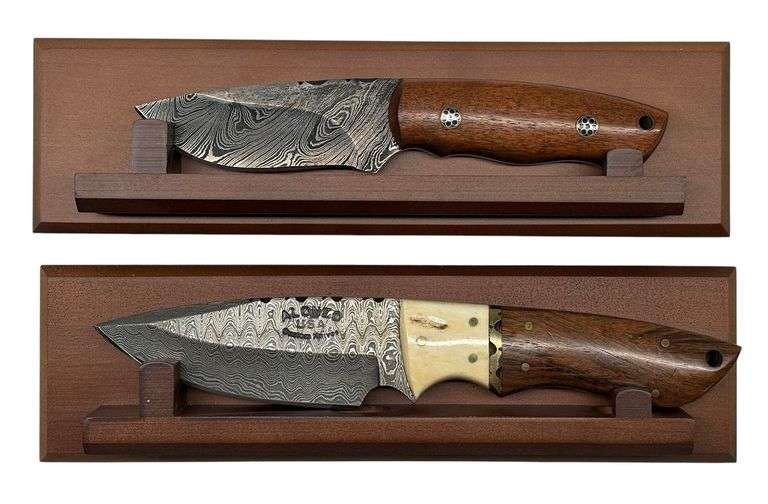 Aloneo Hunting Knives with Sheath - NEW image