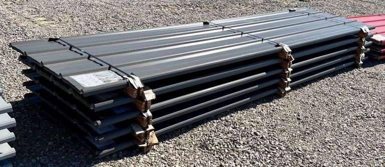 Niccor Stormshield 29 Gauge Metal Siding/Roofing, qty: 25 sheets, color: Charcoal image