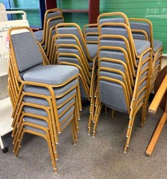 Upholstered Stackable Chairs image