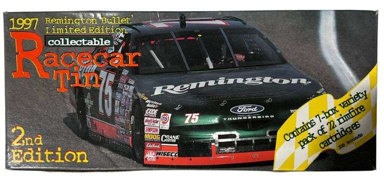 Remington 1997 Race Car Tin with .22 Ammo image