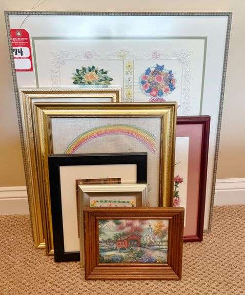Framed Needle Work image