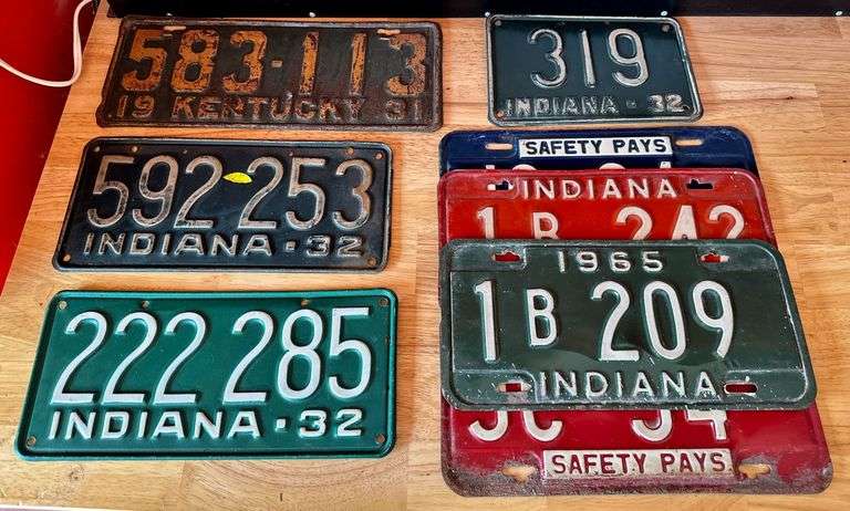 Early License Plates image