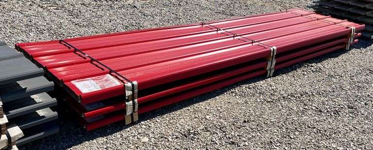 Niccor Stormshield 29 Gauge Metal Siding/Roofing, qty: 25 sheets, color: Bright Red image