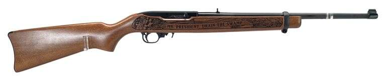 Ruger 10/22 "President Trump, #9 of 45 Indiana" .22 Rifle - NEW image