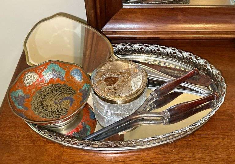 Vintage Vanity Dresser Items image