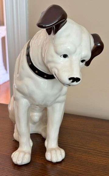 RCA Corp. "Nipper" Ceramic Dog Statue image