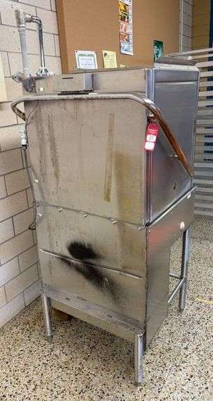 Hobart AM-14 Stainless Steel Commercial Hot Water Sanitizer image