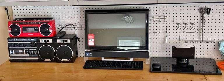 Stereo, Monitor, & Keyboard image